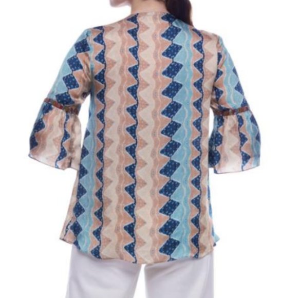 Designer chiffon blouse - Picture 2 of 2